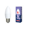 LED-C37-9W-DW-E27-FR-NR Лампа светодиодная, Форма свеча, матовая, Серия Norma, Дневной белый свет 6500K, Картон - фото 1