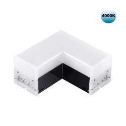 Светильник-соединитель "L"- образный с одним сетевым входом, в комплекте прямой соединитель, крепёжн «Novotech» 359117, серия: BITS (крепление на планке)