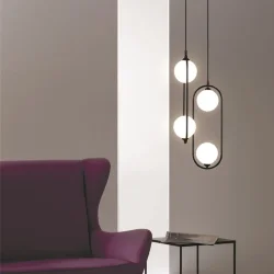 Подвесной светильник Ring G9х2 25Вт (Черный)