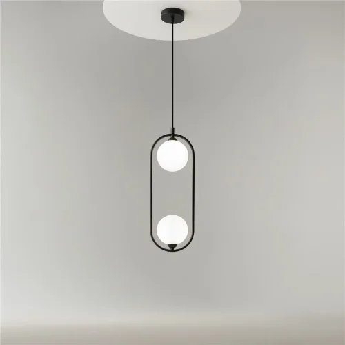 Подвесной светильник Ring G9х2 25Вт (Черный) - фото 8