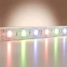 Светодиодная лента Базовая 24В 5050 14,4Вт/м Цветная (RGB) 5м IP 65 201198 (Белый) 201198 - фото 3