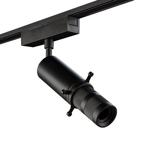 'Светильник трековый SLIM, 48В 10W черный 2700-6000К, SL-SLIM-MSBL-10-CCT - фото