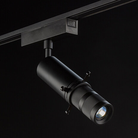 'Светильник трековый SLIM, 48В 10W черный 2700-6000К, SL-SLIM-MSBL-10-CCT. Фото 3