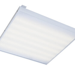 Универсальный офисный светодиодный светильник Грильято 60 Вт IP20 580x580x40 мм 4000K Опал