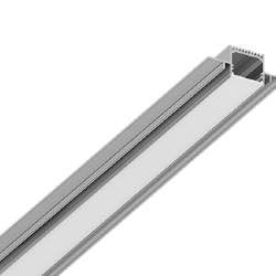 Встраиваемый в гипсокартон алюминиевый профиль Design LED без видимой рамки LG35, 2500 мм, анодированный, LG35-R 010361