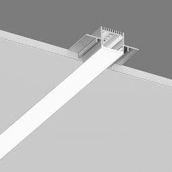 'Встраиваемый в гипсокартон алюминиевый профиль Design LED без видимой рамки LG35, 2500 мм, анодированный, LG35-R 010361