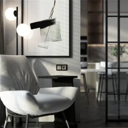 Розетка с заземлением (дымчатый) W1271004