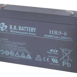 Аккумулятор 6В 9А.ч HR 9-6 B.B. Battery