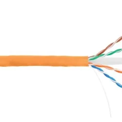 Кабель U/UTP кат.6 4 пары LSZHнг(B)-HF оранж. (уп.305м) NETLAN EC-UU004-6-LSZH-OR