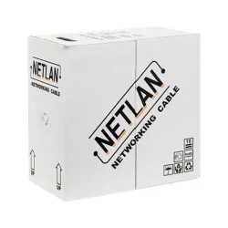 Кабель U/UTP кат.6 4 пары LSZHнг(B)-HF оранж. (уп.305м) NETLAN EC-UU004-6-LSZH-OR