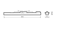 Светильник светодиодный трековый PTR 4018 18Вт 4000К 120град. BL 600мм IP40 Pro JazzWay 5060678 - фото 3