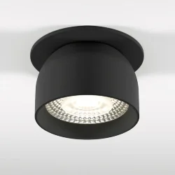 Светильник встраиваемый поворотный светодиодный Uno 8W 4000K черный 25092/LED (065455)