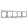 Рамка из поликарбоната на 5 постов Hammer серебряный W0052406 - фото