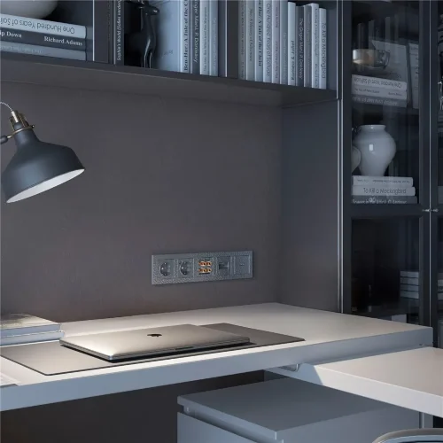 Рамка из поликарбоната на 5 постов Hammer серебряный W0052406 - фото 5