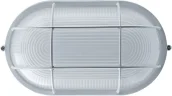 Светильник ЛОН 94 805 NBL-O2-100-E27/WH 1х100Вт E27 IP54 (аналог НПБ 1202 бел. овал с решеткой 100Вт) Navigator 94805 - фото