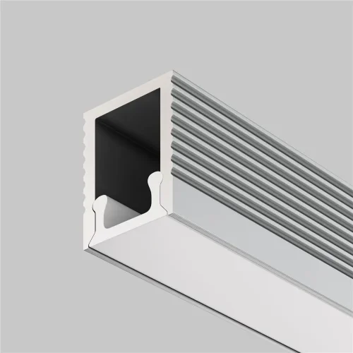 Алюминиевый профиль накладной 8x9 (Серебро, 2 м), ALM-0809-S-2M 631010 (Серебро) - фото 2