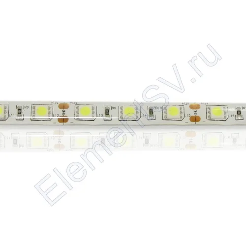 Светодиодная лента Standart PRO class, 5050, 60led/m, White, 12V, D34, IP65 - фото 2.