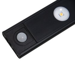 ULI-F50-5W-4000K SENSOR IP40 BLACK Светильник светодиодный для мебели с сенсором движения и освещенности, 600мм