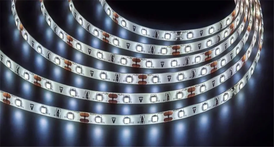 Лента светодиодная 71 702 NLS-3528CW60-4.8-IP65-12V-Pro R5 4.8Вт/м (уп.5м) Navigator 71702 - фото
