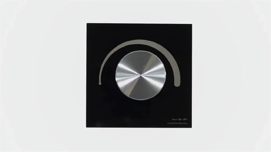 Панель T1-K Black IC8 (12-24V, DIM, Rotary, RF 2.4GHz) - фото I