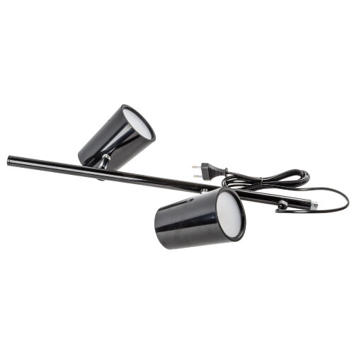 ULM-T600 2х6W-4500K-DIM BLACK Торшер напольный светодиодный, 2х6W, Сенсорный выключатель, Диммер, Черный - фото 4