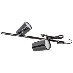 ULM-T600 2х6W-4500K-DIM BLACK Торшер напольный светодиодный, 2х6W, Сенсорный выключатель, Диммер, Черный