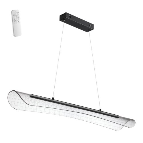 Светильник подвесной диммируемый со сменой цветовой температуры (беспроводной пульт ДУ в комплекте) «Novotech» 359191, серия: WELLE. Фото 1.