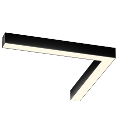 Светильник Угол S50 (RAL9005/830x830mm/LT70 — 3K/35W)