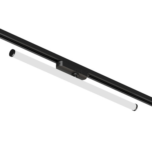 DK6648-BK Поворотный однофазный трековый светильник STROM со светодиодом L600mm 220V 15W 150° 4000K IP20 черный алюминий/акрил.