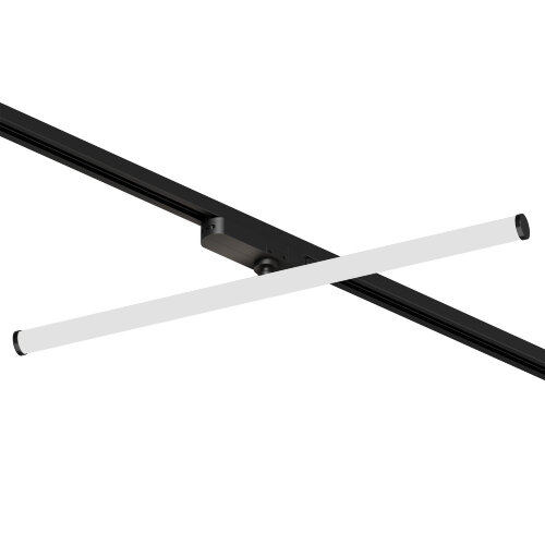 DK6648-BK Поворотный однофазный трековый светильник STROM со светодиодом L600mm 220V 15W 150° 4000K IP20 черный алюминий/акрил. Фото 2