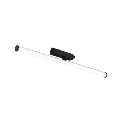 Поворотный однофазный трековый светильник STROM со светодиодом L600mm 220V 15W 150° 4000K IP20 черный алюминий/акрил, Denkirs DK6648-BK