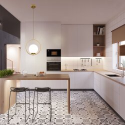 Подвесной светильник со стеклянным плафоном 50089/1 золото (050244)