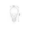 LED-G45 7W-6500K-E27-FR PLP01WH Лампа светодиодная, Форма шар, матовая, Серия ЯРКАЯ, Дневной белый свет 6500K - фото 4