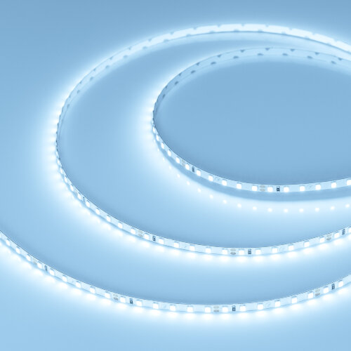 Светодиодная лента RT-A120-5mm 24V Cool 15K (9.6 W/m, IP20, 2835, 5m) (Arlight, 9.6 Вт/м, IP20) 015661(2) - фото