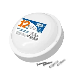 Светильник светодиодный ILED-SMD2835-СПП-12-970-220-6.5-IP65-R ЖКХ IONICH 1467