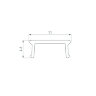 Экран COMFORT10-V-FANTOM-2000 OPAL (Arlight, Пластик) 052559 - фото 2