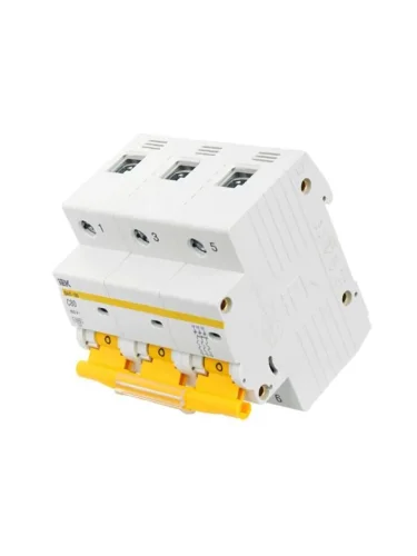 Выключатель автоматический модульный 3п C 100А 10кА ВА47-100 KARAT IEK MVA40-3-100-C - фото 6