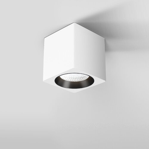 Светильник накладной светодиодный 9W 4000К Matrix белый/черный - фото 1