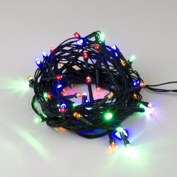 ULD-S0500-050-DGA MULTI IP20 Гирлянда светодиодная, 5м, 50 светодиодов, Разноцветный свет, Провод зеленый