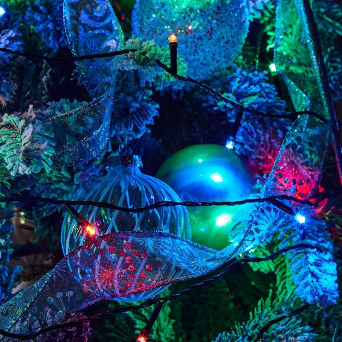 ULD-S0500-050-DGA MULTI IP20 Гирлянда светодиодная, 5м, 50 светодиодов, Разноцветный свет, Провод зеленый - фото 7