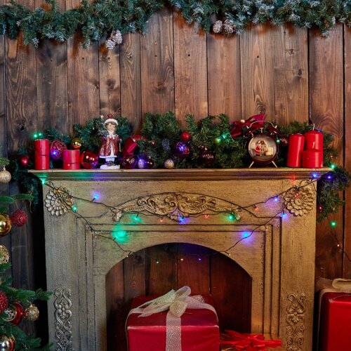 ULD-S0500-050-DGA MULTI IP20 Гирлянда светодиодная, 5м, 50 светодиодов, Разноцветный свет, Провод зеленый - фото 8