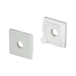 Заглушка SL-KANT-Н16 SQUARE с отверстием (Arlight, Пластик) 024485