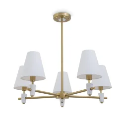 Потолочный светильник Freya FR5371CL-05BS (Латунь)