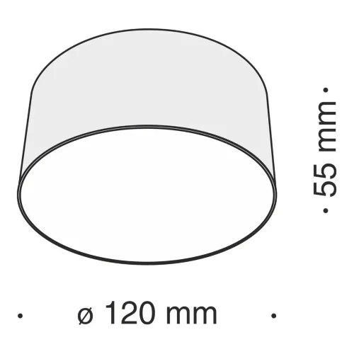 Потолочный светильник Зон / Zon 12 Вт 4000 К 120° (Белый) C032CL-L12W4K - фото 3