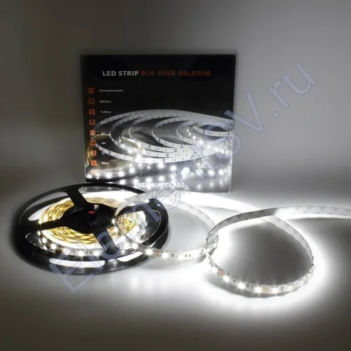 Светодиодная лента Class Premium, 5050, 60 led/m, White, 12V, IP33, A21 - фото 2.