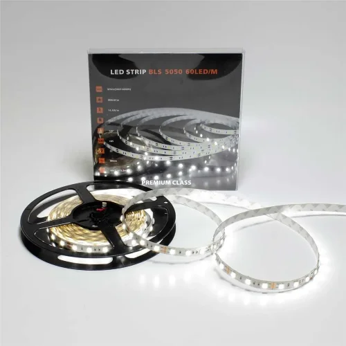 Светодиодная лента Class Premium, 5050, 60 led/m, White, 12V, IP33, A21 - фото I
