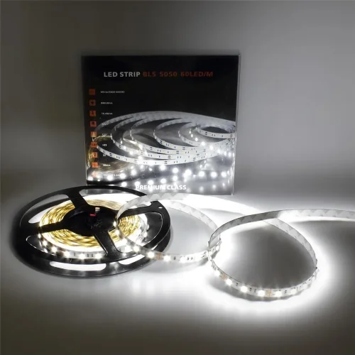 Светодиодная лента Class Premium, 5050, 60 led/m, White, 12V, IP33, A21 - фото II