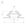 Профиль PHS-V-2000 ANOD (Arlight, Алюминий) 013212 - фото 3
