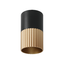 Светильник WOLTA WSL-GU10/18BG-1 под лампу GU10 Черный / золотой DUO
