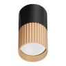 Светильник WOLTA WSL-GU10/18BG-1 под лампу GU10 Черный / золотой DUO - фото 1.
